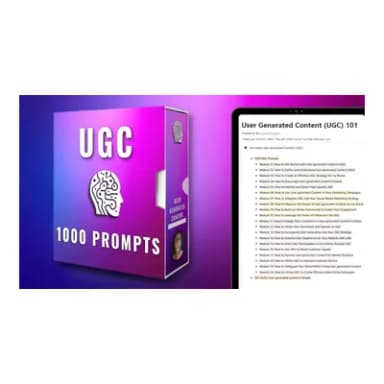 1000 ChatGPT User Generated Content Prompts logo