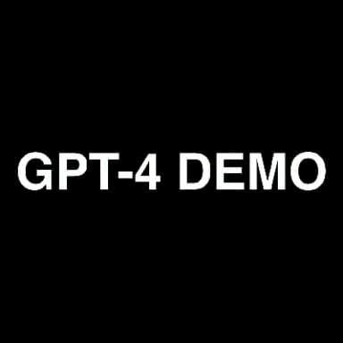 GPT-4 Demo logo