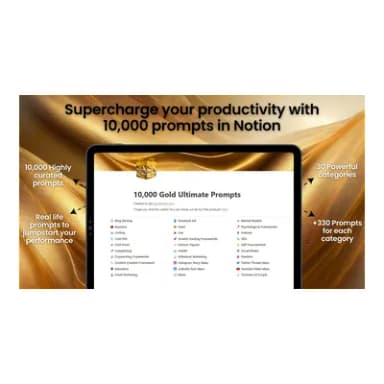 Gold 10K Ultimate Prompts Bundle logo