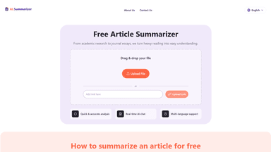 Free Article Summarizer logo