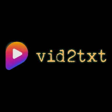 Vid2txt logo